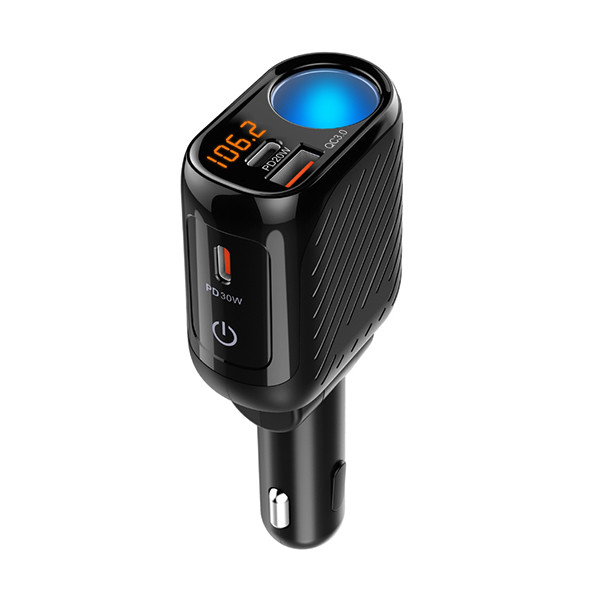 YANTU L03 120W Car Charger Dual USB QC PD Voltage Monitoring for Maximum Charging Power