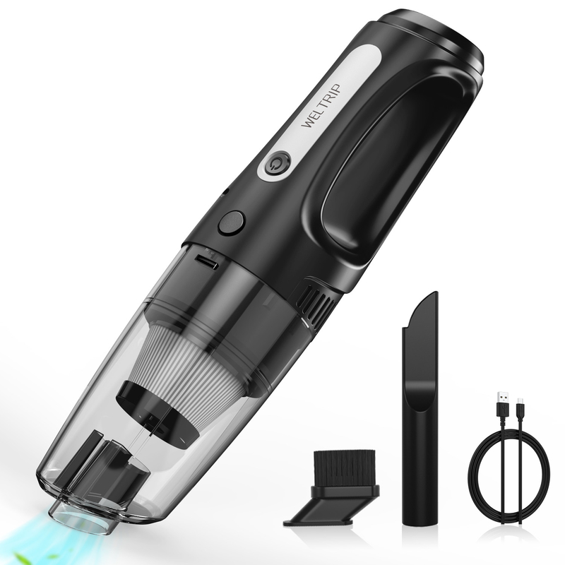 Aluminum Fan Blade Cordless Handheld Car Wash Vacuum Cleaner with 12V Powerful Motor