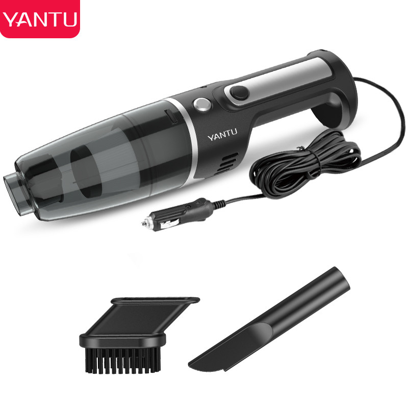 12V Mini Portable Handheld Vacuum Cleaner for Car Wash Cleaning YANTU V01S Cyclone Wired