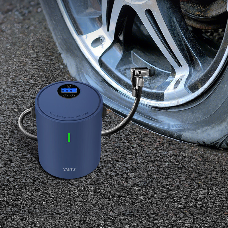 Tire Pressure Monitor Function 12V High Pressure Portable Air Compressor for Car Tires