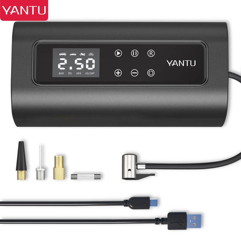 YANTU A22 Double Cylinder Wireless Air Compressor High Pressuret Tire Inflator 150PSI