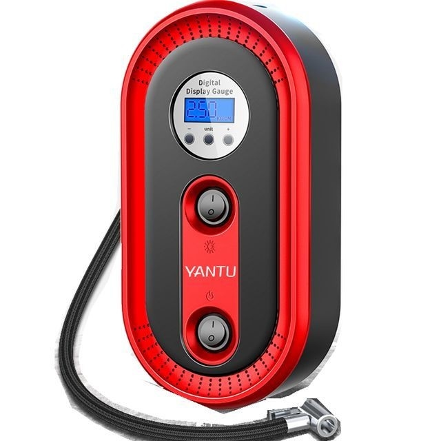 Air Flow 25LPM YANTU A01 High Speed Rechargeable 12V Electric Power Car Tyre Inflator