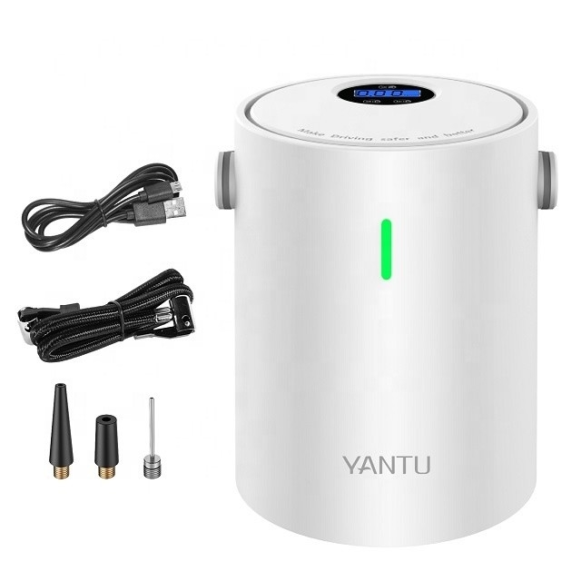 12V YANTU A05 Wireless Mini Air Compressorator with Powerbank and 150PSI Max Pressure