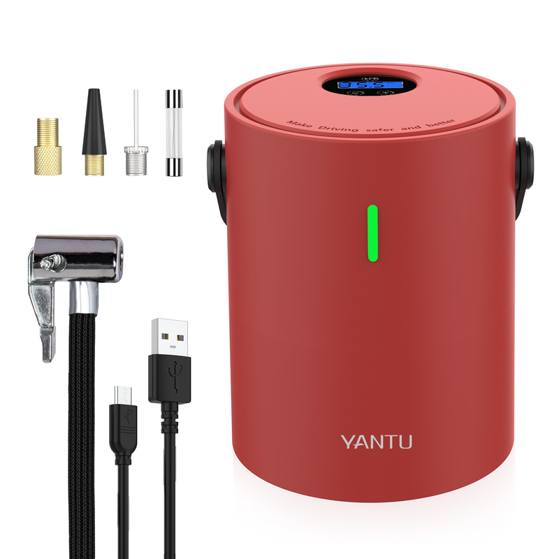 YANTU A05 Cordless Portable Digital Tire Inflator 12V 150psi Electric Inflatable Pump